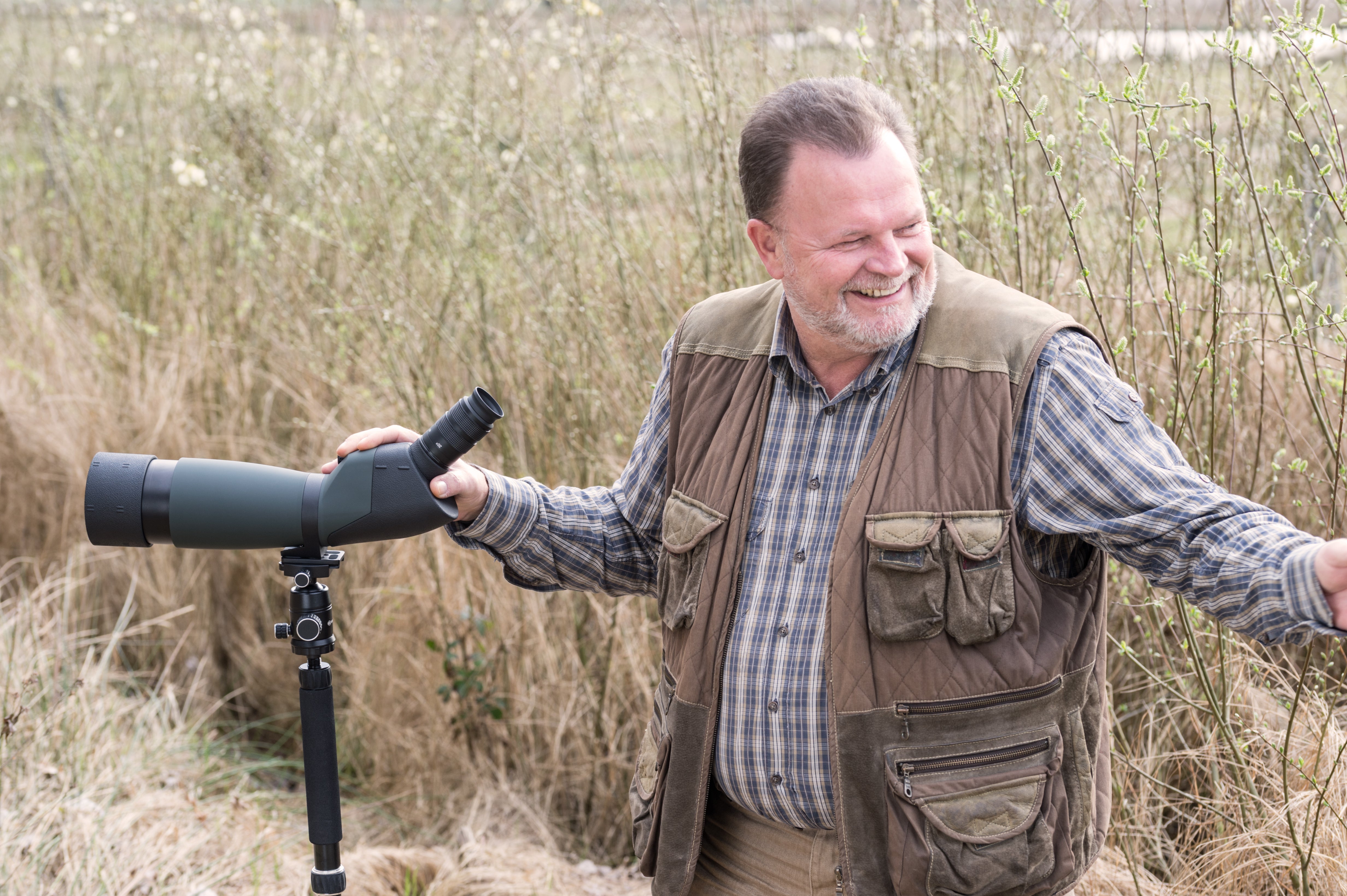 Pirsch 20-60x80 45° Angled Spotting Scope for Hunting, Bird Watching & Outdoor Adventures - High Power Zoom for Clear Long Range Viewing