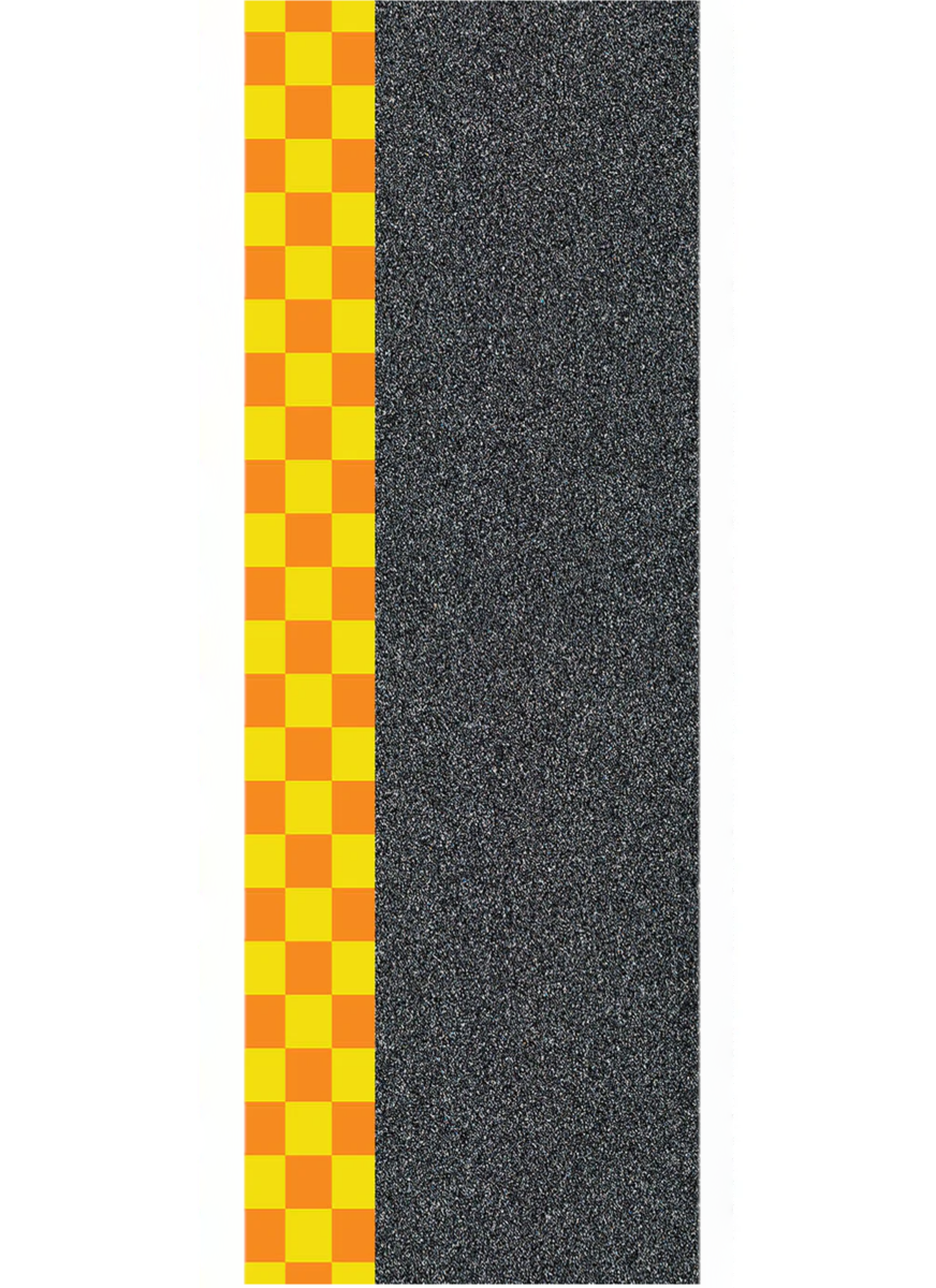 MOB Checker Strip Grip Tape - Premium Skateboard Deck Grip for Enhanced Traction and Control - Perfect for Street Skating, Tricks, and Longboard Safety