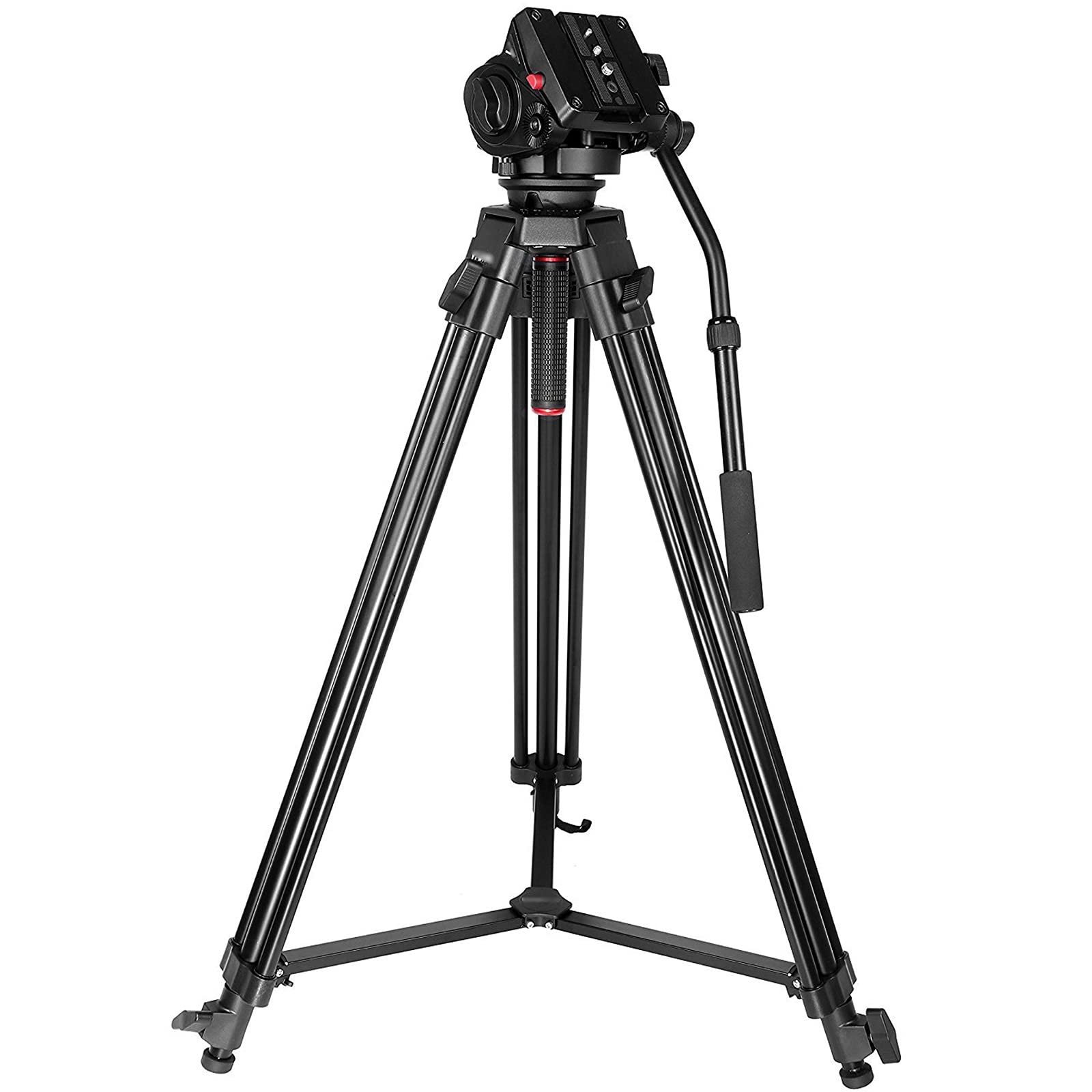 HTTKSE 193cm Black Camera Tripod for PTZ & Photography