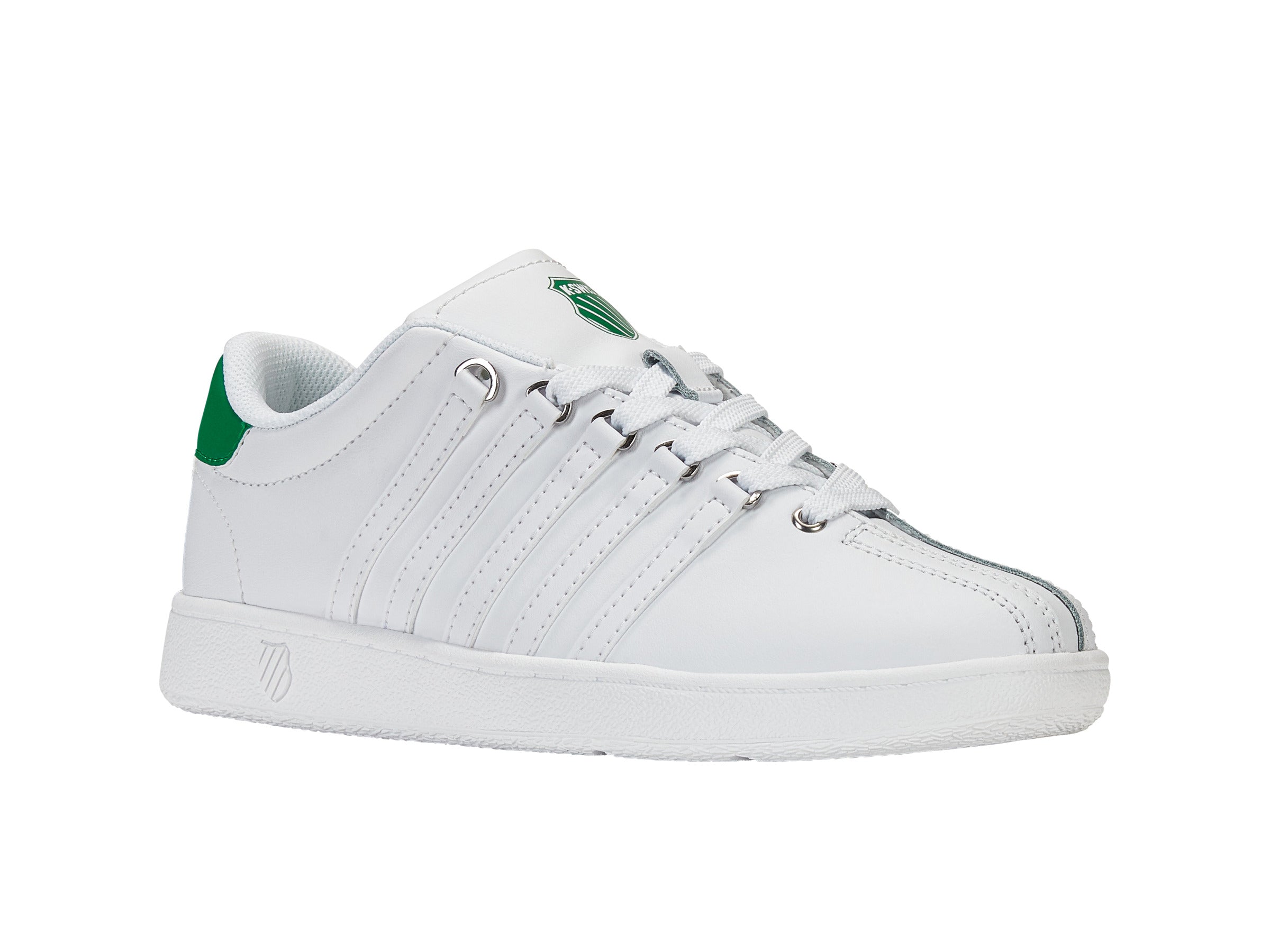 Classic VN White/Green Sneakers - Men's Size 8.5 (US) | Comfortable Casual Shoes for Walking, Running & Everyday Wear