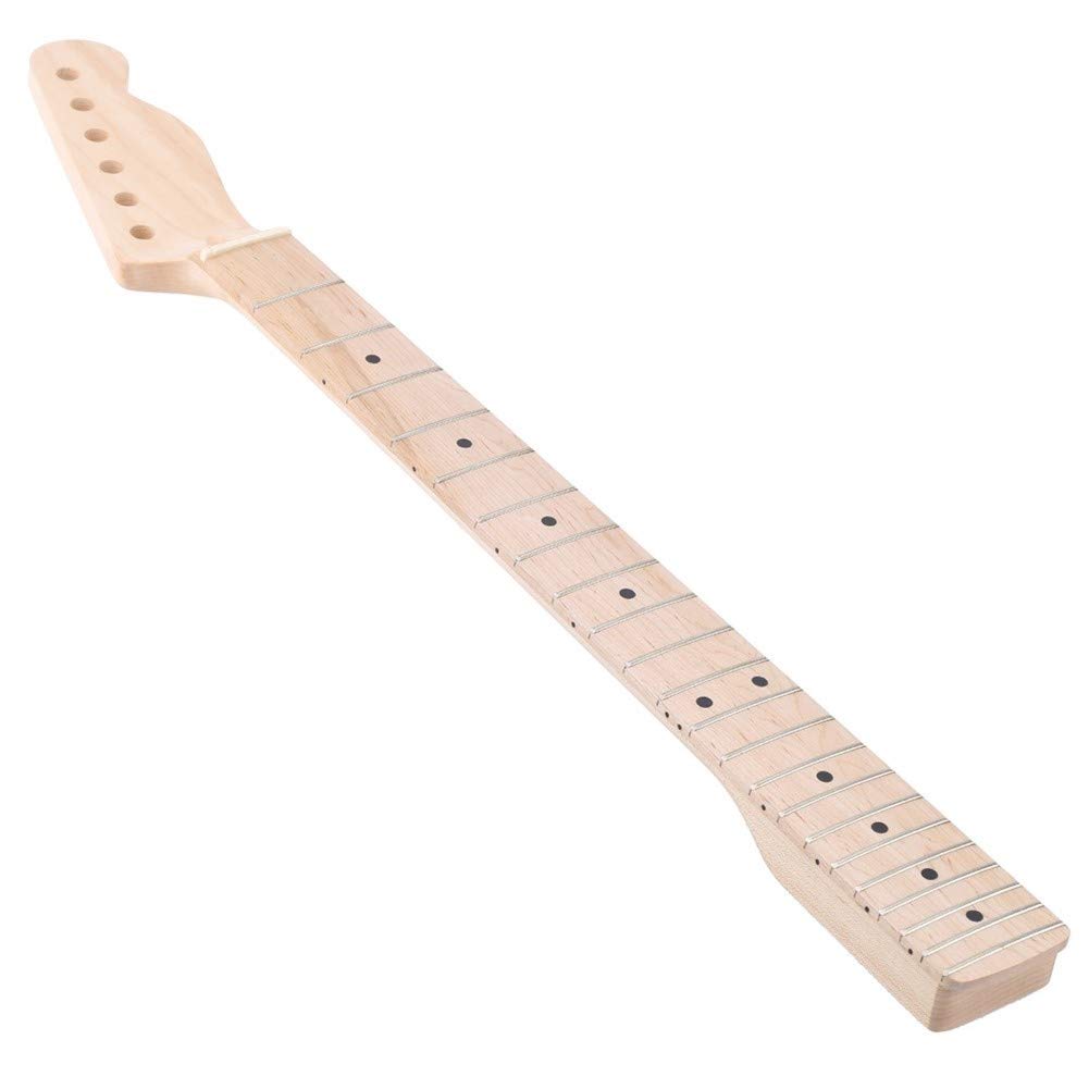 Maple Electric Guitar Neck Replacement - 22 Frets DIY Guitar Neck for TL Models | Perfect for Guitar Repair, Upgrades & Custom Builds