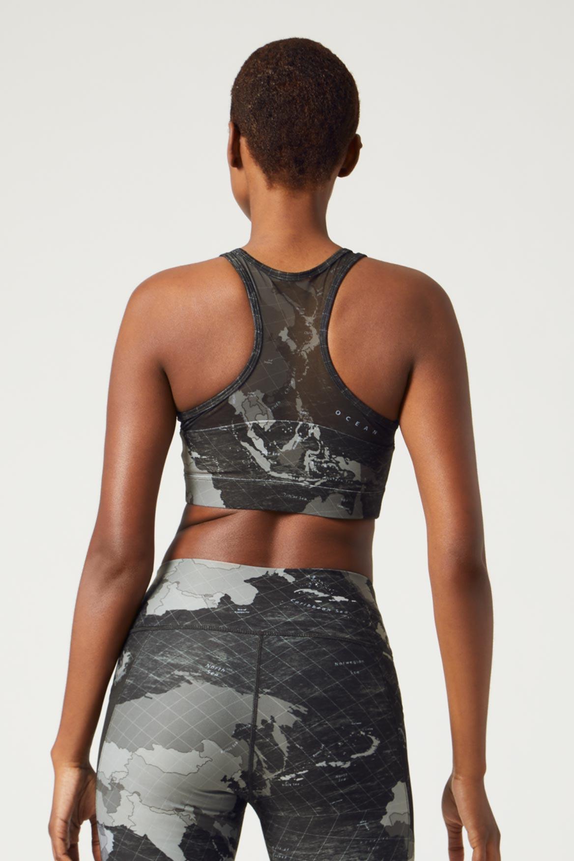 Jia Bra Compass Black - High-Quality Women's Sports Bra for Running, Yoga & Fitness - Comfortable & Supportive Activewear for Workouts & Daily Wear