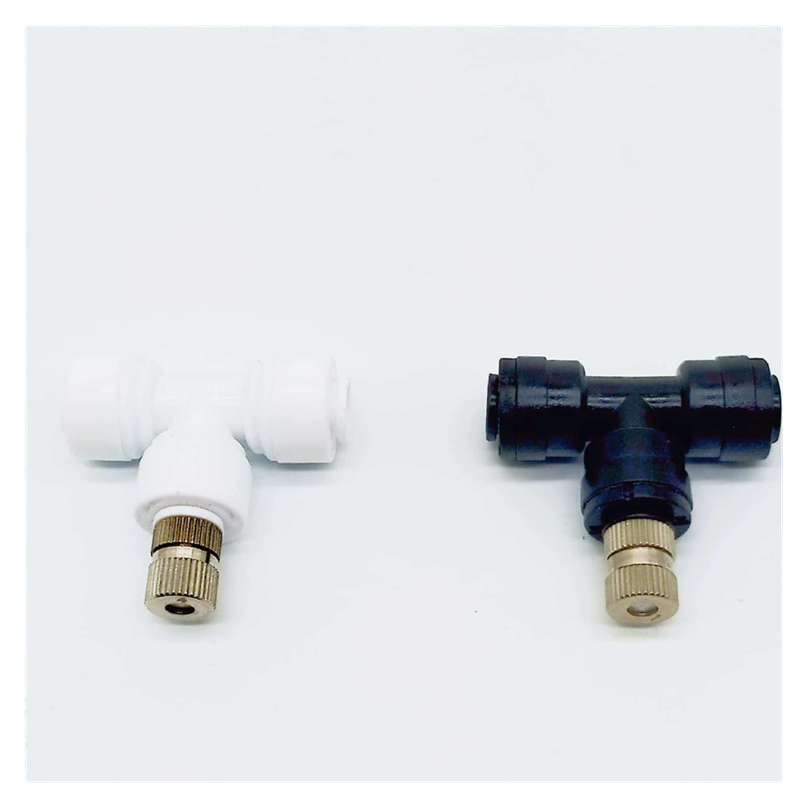 50-Pack 0.2-0.6mm Low Pressure Quick Connect Drip Irrigation Nozzles - Garden Watering Spray Emitters for Mist Cooling System, Greenhouse & Hydroponics (0.6mm) - Perfect for Outdoor Plants, Vertical Gardens & Drip Irrigation Systems