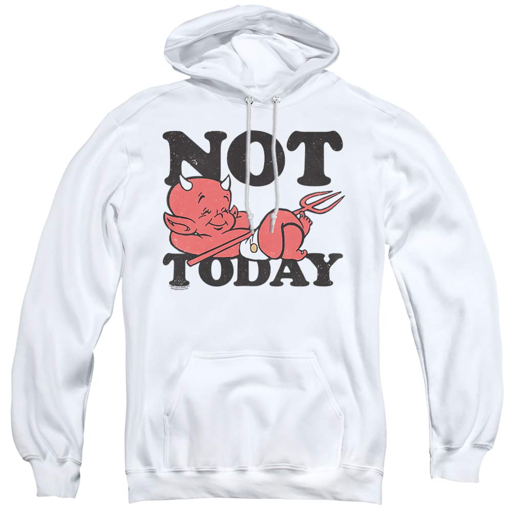 Trevco Hot Stuff Not Today Unisex Adult Pullover Hoodie - Comfortable Cotton Sweatshirt for Men & Women - Perfect for Casual Wear, Gym, and Outdoor Activities