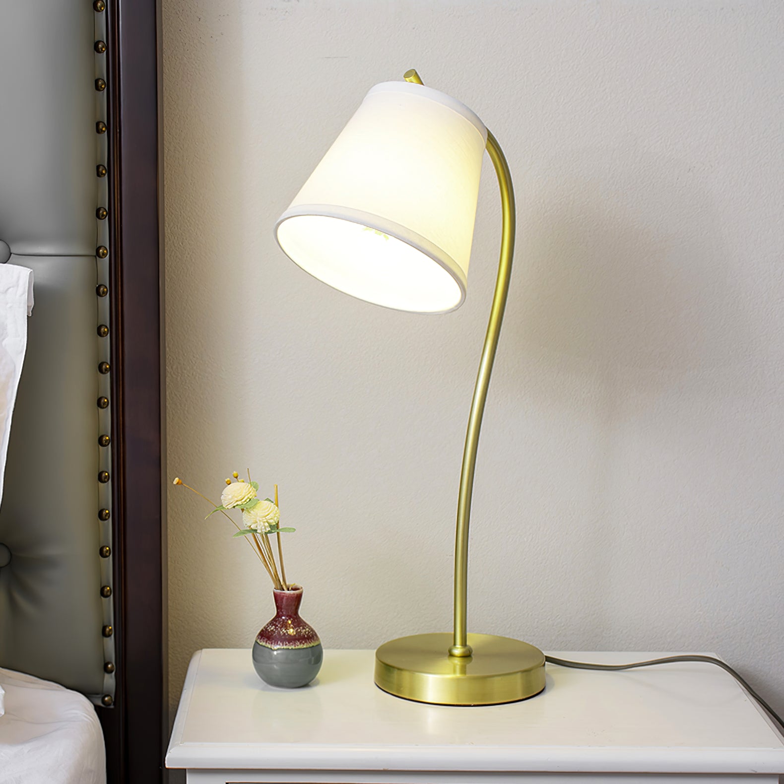 Aneta Table Lamp - Modern LED Desk Lamp with Adjustable Brightness & Color Temperature for Home Office, Bedroom, and Study Room Lighting