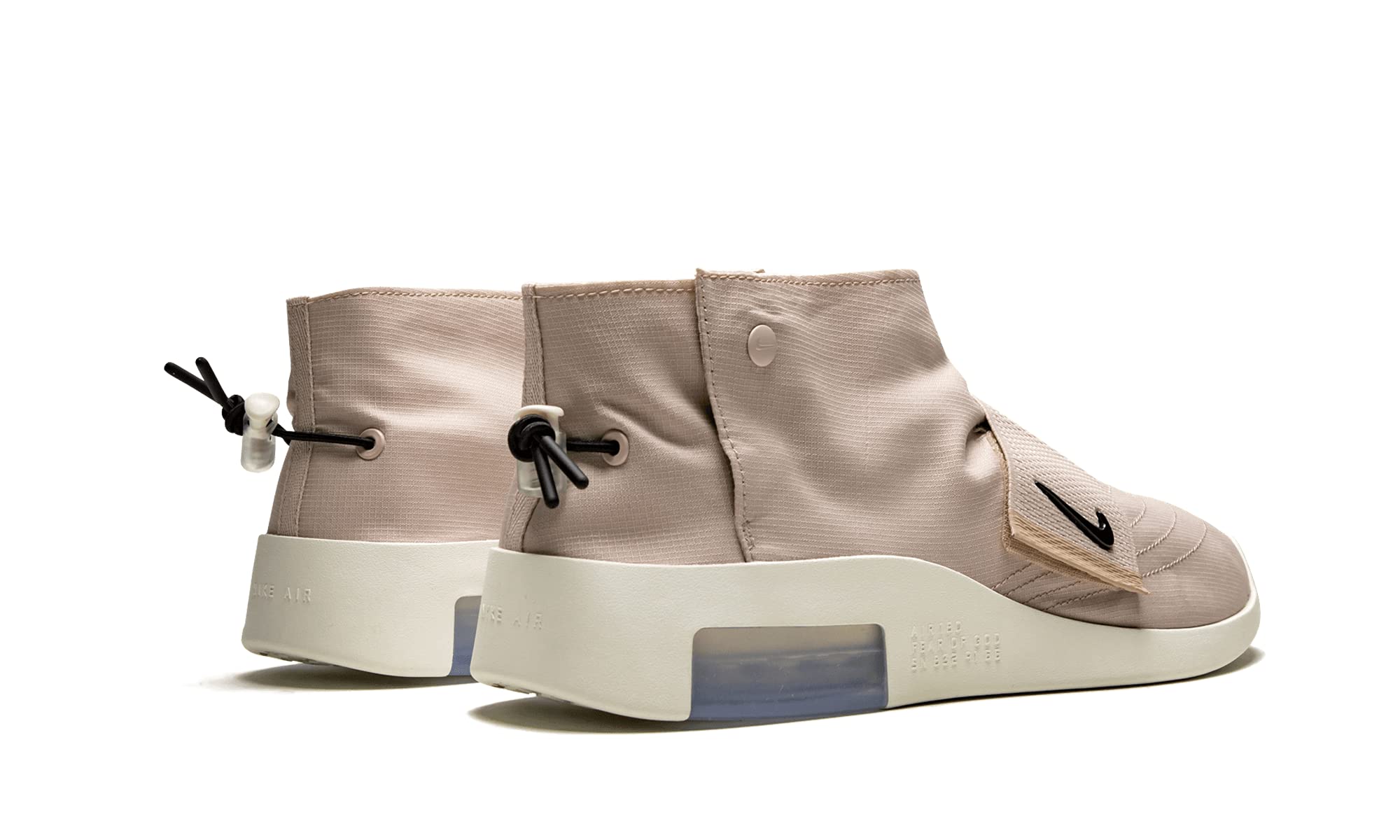 Nike Air Fear of God Moccasin Sneakers for Men - Pure Platinum/Black - Comfortable Slip-On Loafers for Casual Wear, Street Style & Everyday Outfits