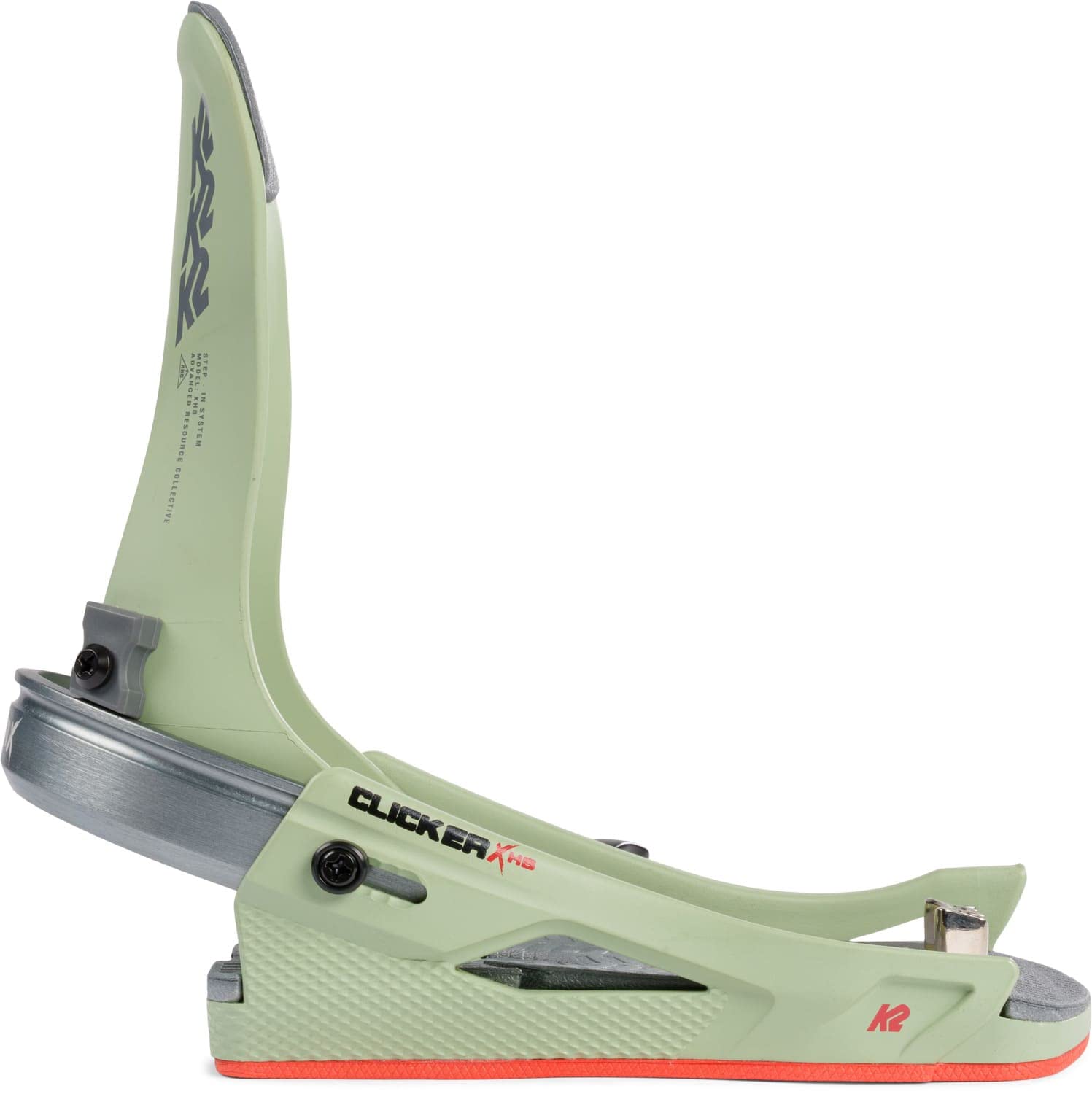 K2 Clicker X HB Snowboard Bindings for Men - Adjustable High-Back Snowboard Bindings for All-Mountain & Freestyle Riding