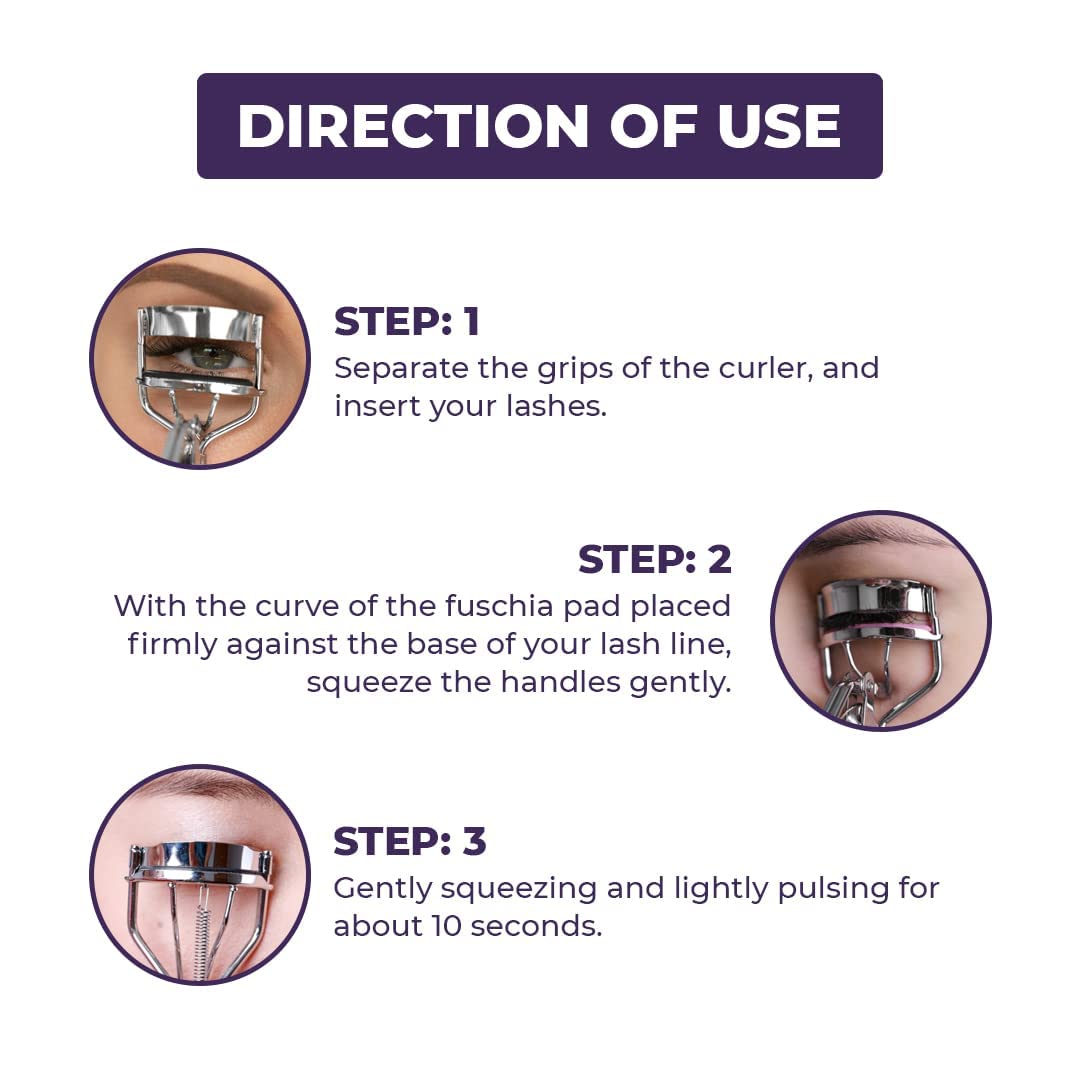 Best Eyelash Curler for Women & Girls - Professional Makeup Tool for Stunning Lashes | Perfect for Daily Use, Special Occasions & Bridal Makeup