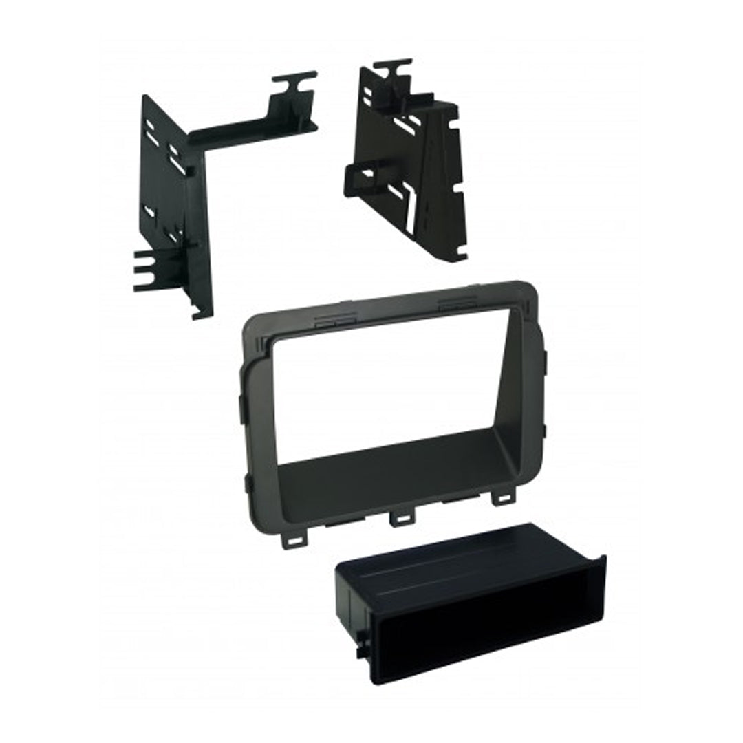 2014-2015 Kia Optima Single DIN or Double DIN Car Stereo Radio ISO Mount with Pocket - Compatible with KIAK1245 - Perfect for Aftermarket Upgrades & Enhanced Driving Experience