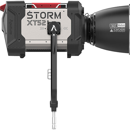 Aputure STORM XT52 Professional LED Monolight - 500W Full White Point Source Light with Dual Flight Case Kit (Bare Ends Cable Included) - Perfect for Studio Photography, Video Production, and Live Streaming