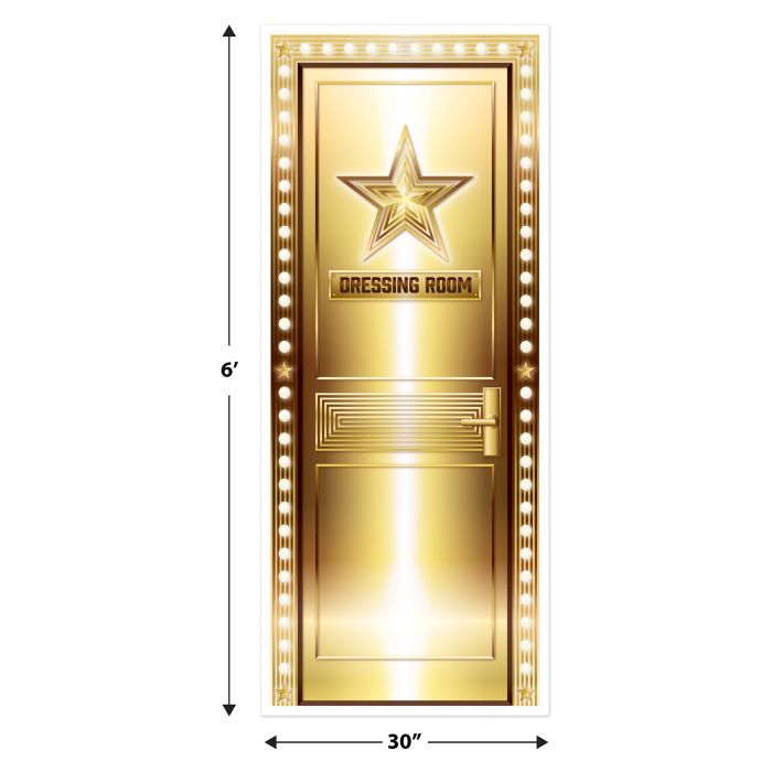 12-Pack Beistle Dressing Room Door Covers - Privacy Changing Room Curtains for Events, Parties & Photo Booths - Perfect for Weddings, Birthday Parties & Retail Stores