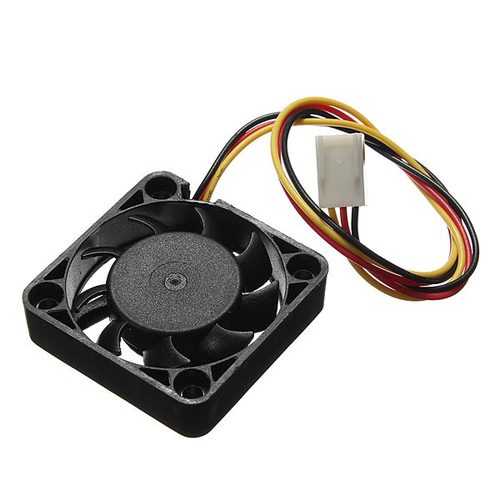 40x40x10mm 12V 0.1A 3-Pin CPU Cooling Fan with Heat Sink - Quiet PC Computer Cooler for Desktop, Laptop, Gaming Rig & Electronics Cooling