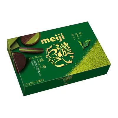 Meiji Rich Matcha Chocolate Sandwich Cookies - Pack of 5 | Authentic Japanese Green Tea Flavor | Perfect for Tea Time, Gifts & Snacking