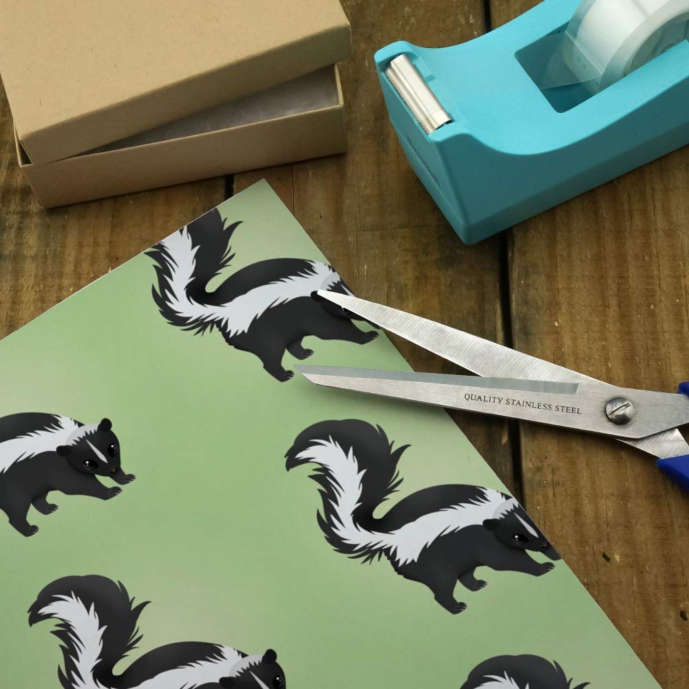 GRAPHICS & MORE Skunk Posing Gift Wrap Paper Rolls - Perfect for Birthday, Christmas, and Party Present Wrapping