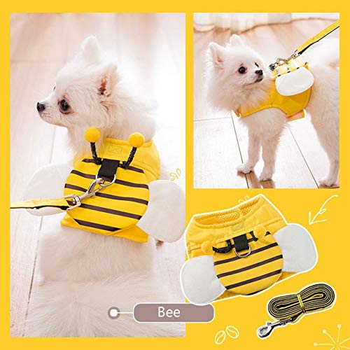 Bumblebee Dog Costume for Large Dogs XL with Towing Rope - Cute Bee Halloween Pet Costume for Dogs - Minnie Mouse & Bubble Bee Outfits for Dogs - Perfect for Halloween Parties, Pet Parades & Photo Shoots