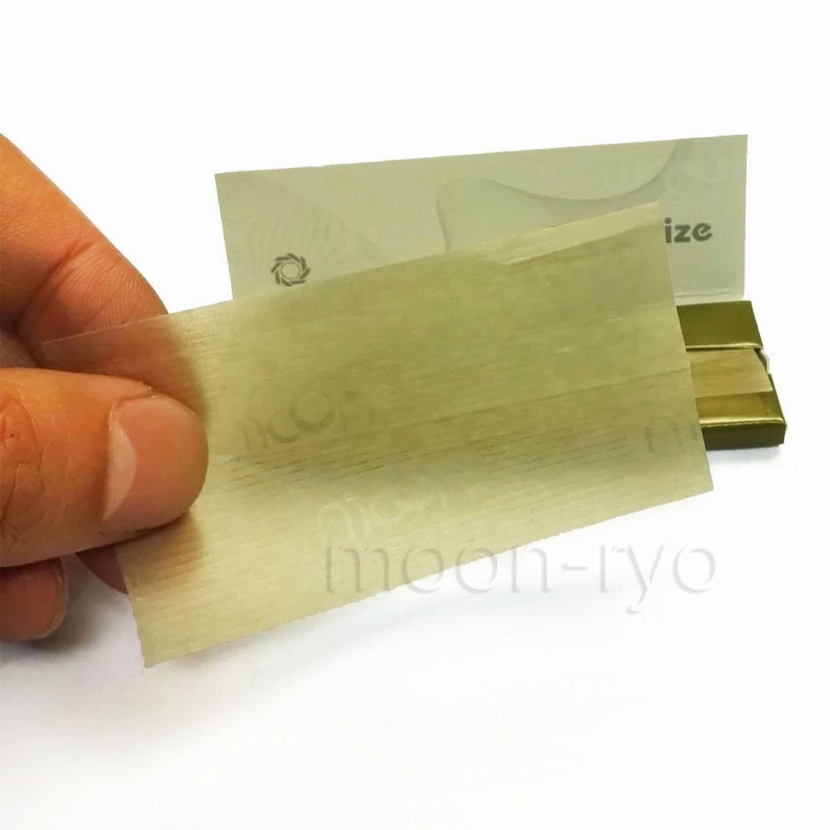 Premium Tawny Rice Papers 77x45mm - 50 Booklets (2000 Sheets) for Art, Calligraphy & Crafting - Perfect for Sumi-e, Watercolor & Scrapbooking Projects