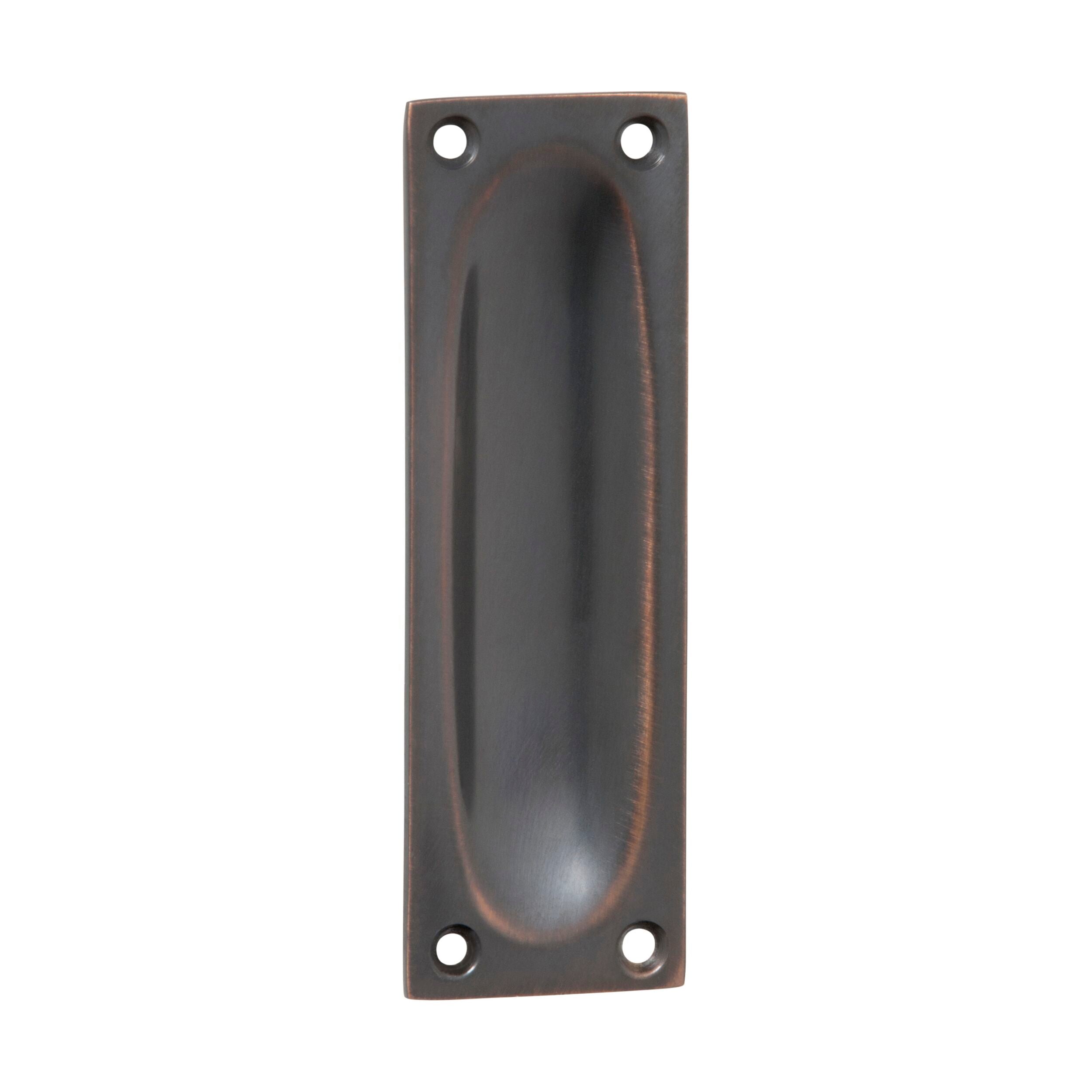 Vintage Antique Copper Sliding Door Pull Handle - 1578 Classic Small Design (H88xW28mm) - Perfect for Barn Doors, Closet Doors & Cabinet Hardware