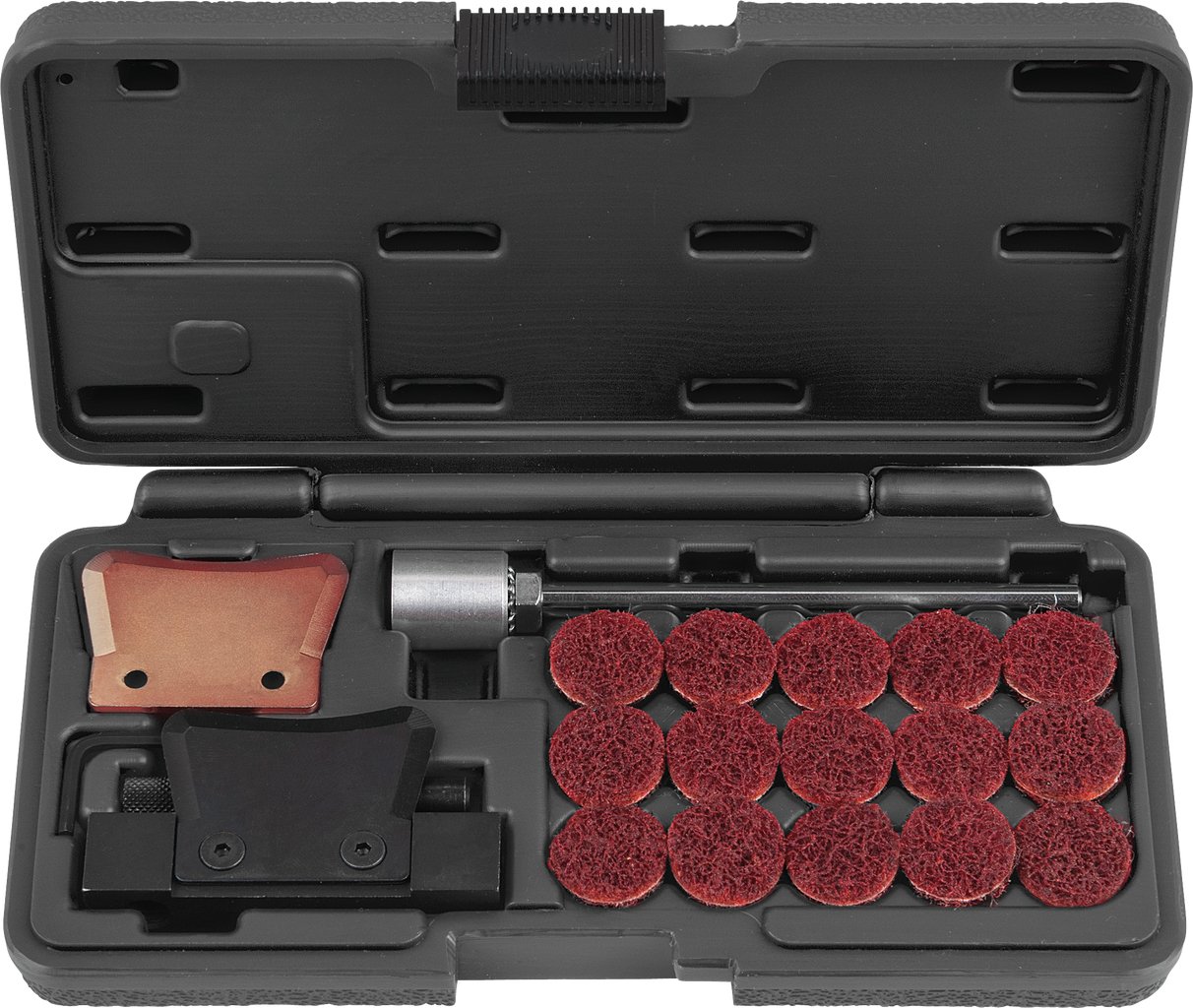 KS TOOLS 150.1585 20-Piece Oil Sump and Cleaning Set, Universal Size, Clear - Ideal for Automotive Maintenance and Engine Care