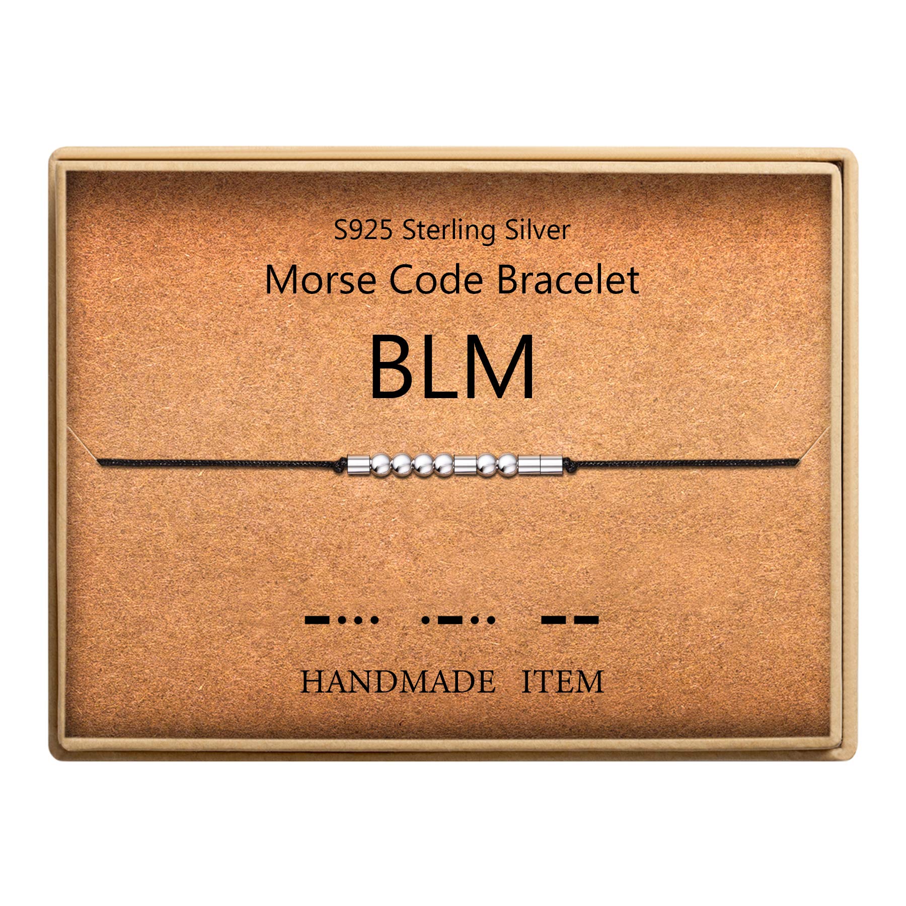 KGBNCIE Morse Code Bracelet for Women - Inspirational & Funny Friendship Gift - Perfect for Birthdays, Anniversaries & Special Occasions