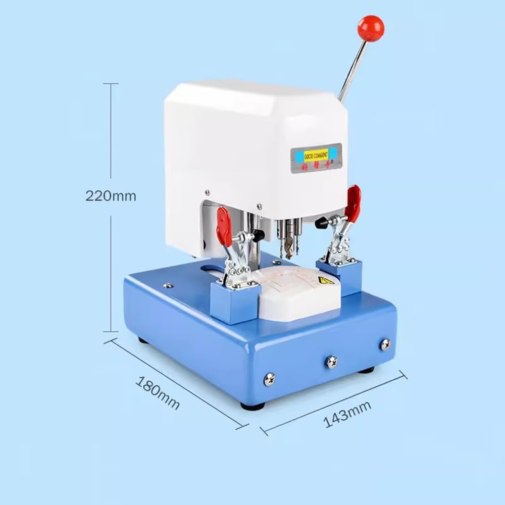 CP-10A Professional 3-Hole Eyeglass Lens Punching Machine | 220V Optical Lens Template Cutter for Glasses Manufacturing & Repair | Perfect for Opticians, Eyewear Shops & Optical Labs