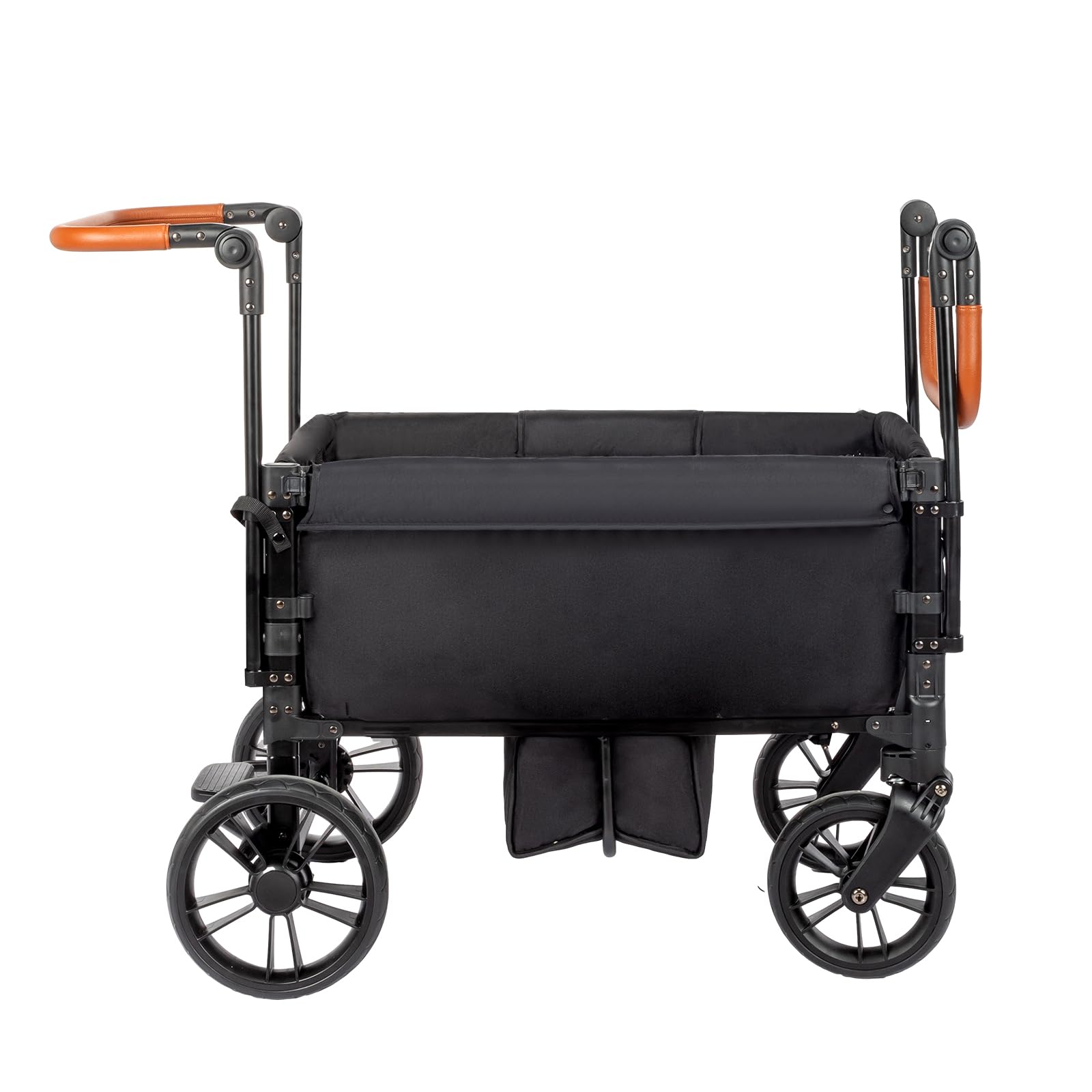 **Lightweight Aluminum Stroller Wagon for 2 Kids – Adjustable Canopy, XL All-Terrain Wheels & Footwell – Perfect for Park Outings, Beach Trips, and Family Adventures**