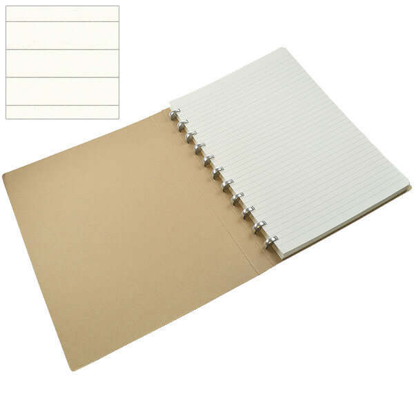 Atoma Alain Berteau Disc Bound Refillable Notebook 210 x 295mm - Customizable Planner for Office, School & Journaling | Premium A5 Notebook with Replaceable Pages