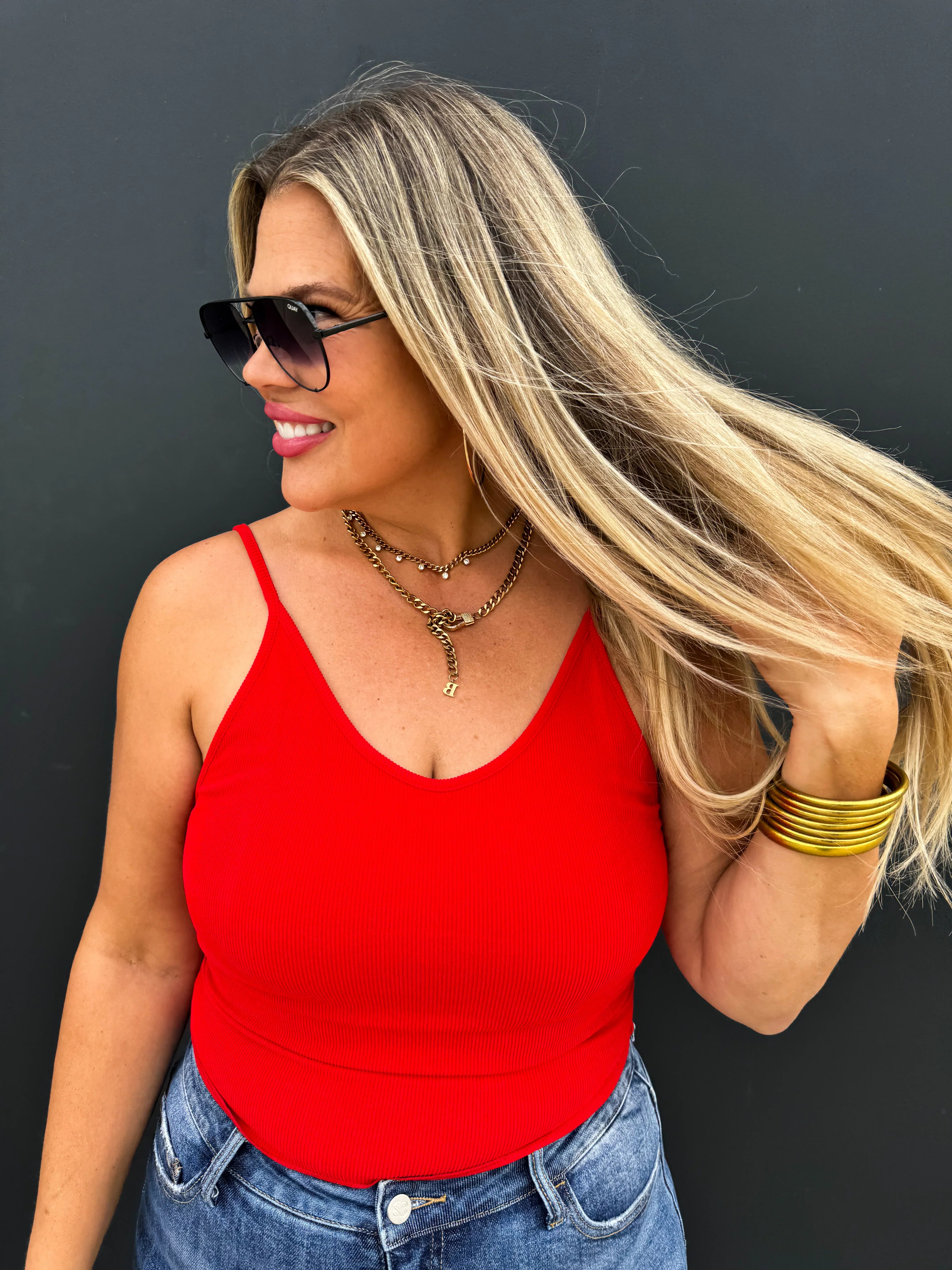 PREORDER: Hannah Ribbed Tank Top for Women - 5 Color Options | Soft Stretch Casual Wear for Summer, Layering & Everyday Outfits