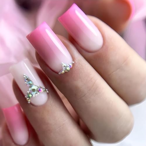 pink gradient&diamond