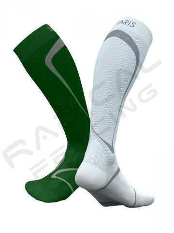 Sigvaris 412 Athletic Performance Sports Fencing Socks - Breathable Compression Socks for Fencers & Athletes - Ideal for Fencing Competitions & Training Sessions