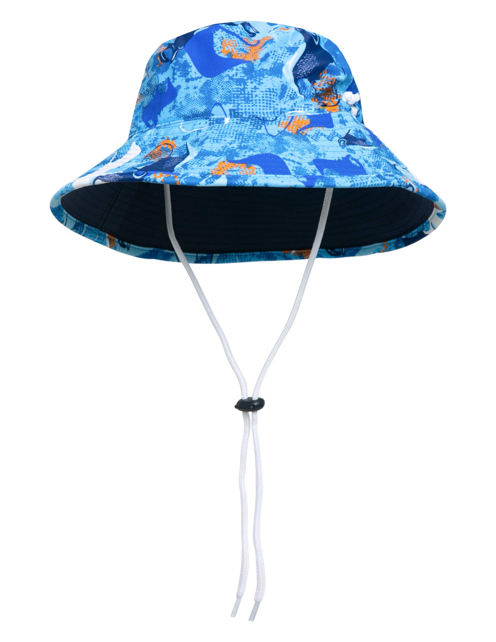 Boys Reversible Bucket Hat - UPF 50+ Sun Protection for Kids, Adjustable & Lightweight Summer Sun Hat for Outdoor Activities, Beach, and Play