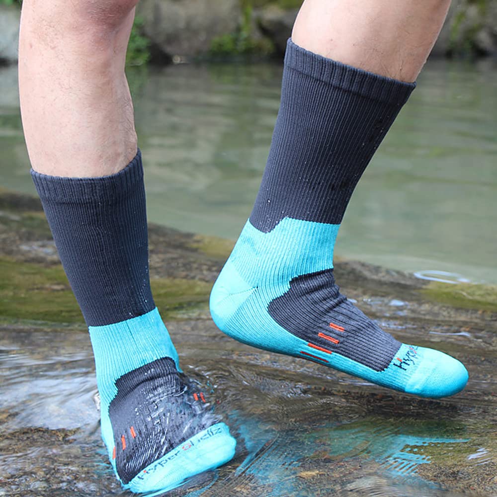 Waterproof Breathable Sports Socks for Men & Women - Outdoor Athletic Socks for Cycling, Hiking, Skiing & Fishing - Moisture Wicking, Durable & Comfortable for All-Day Wear - Ideal for Adventure Enthusiasts & Fitness Lovers
