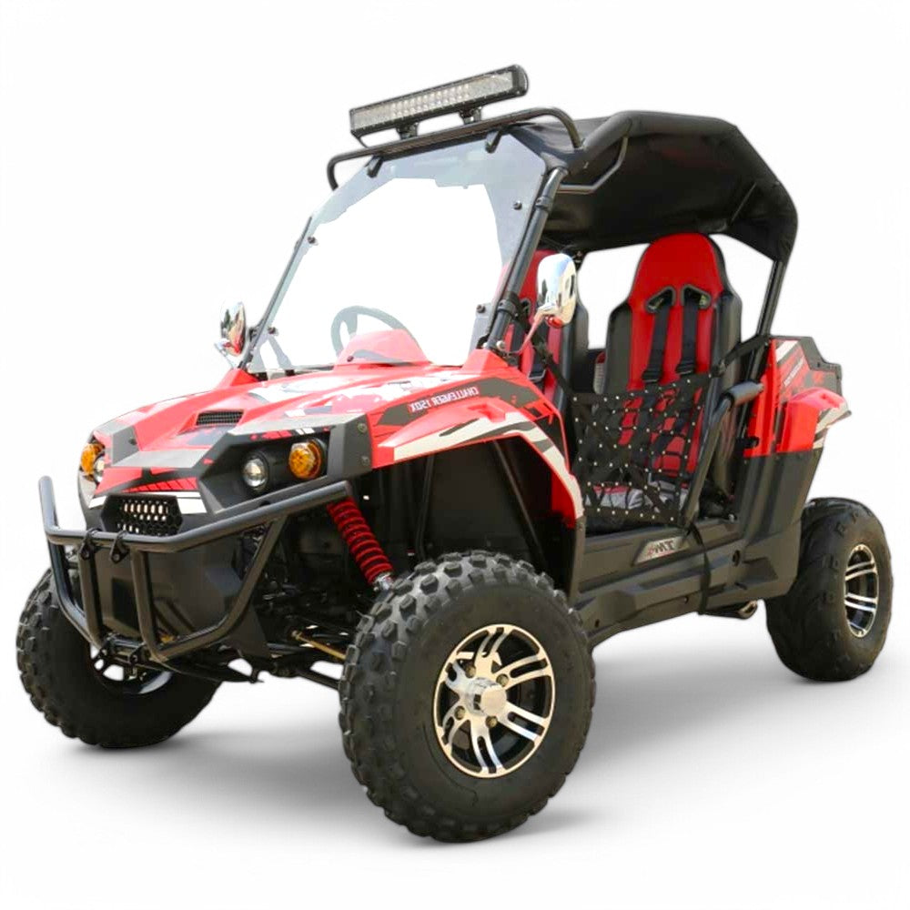 TrailMaster Challenger 200EX EFI UTV - 4-Seater Off-Road Utility Vehicle for Hunting, Camping & Farm Work