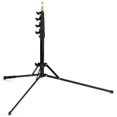 Manfrotto 5002BL Nano Plus Light Stand - 6.2ft/1.9m Aluminum Tripod Stand for Photography & Video - Compact & Portable for Travel, Studio & Outdoor Shooting