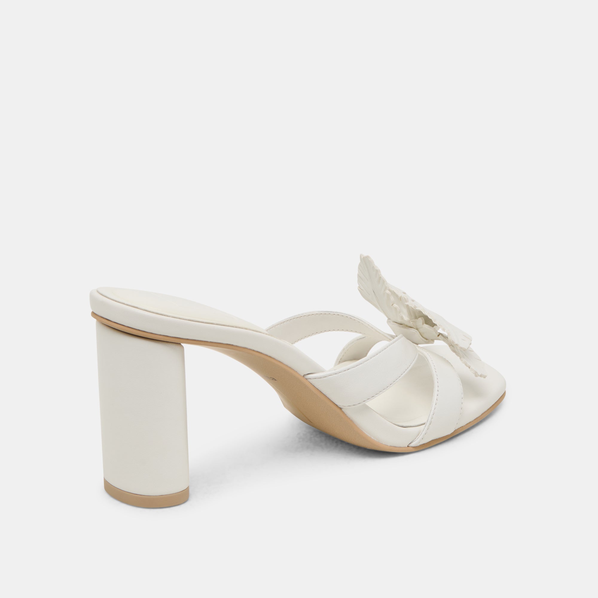 NIKIL Women's White Leather High Heels - Elegant Dress Shoes for Parties, Weddings & Formal Events