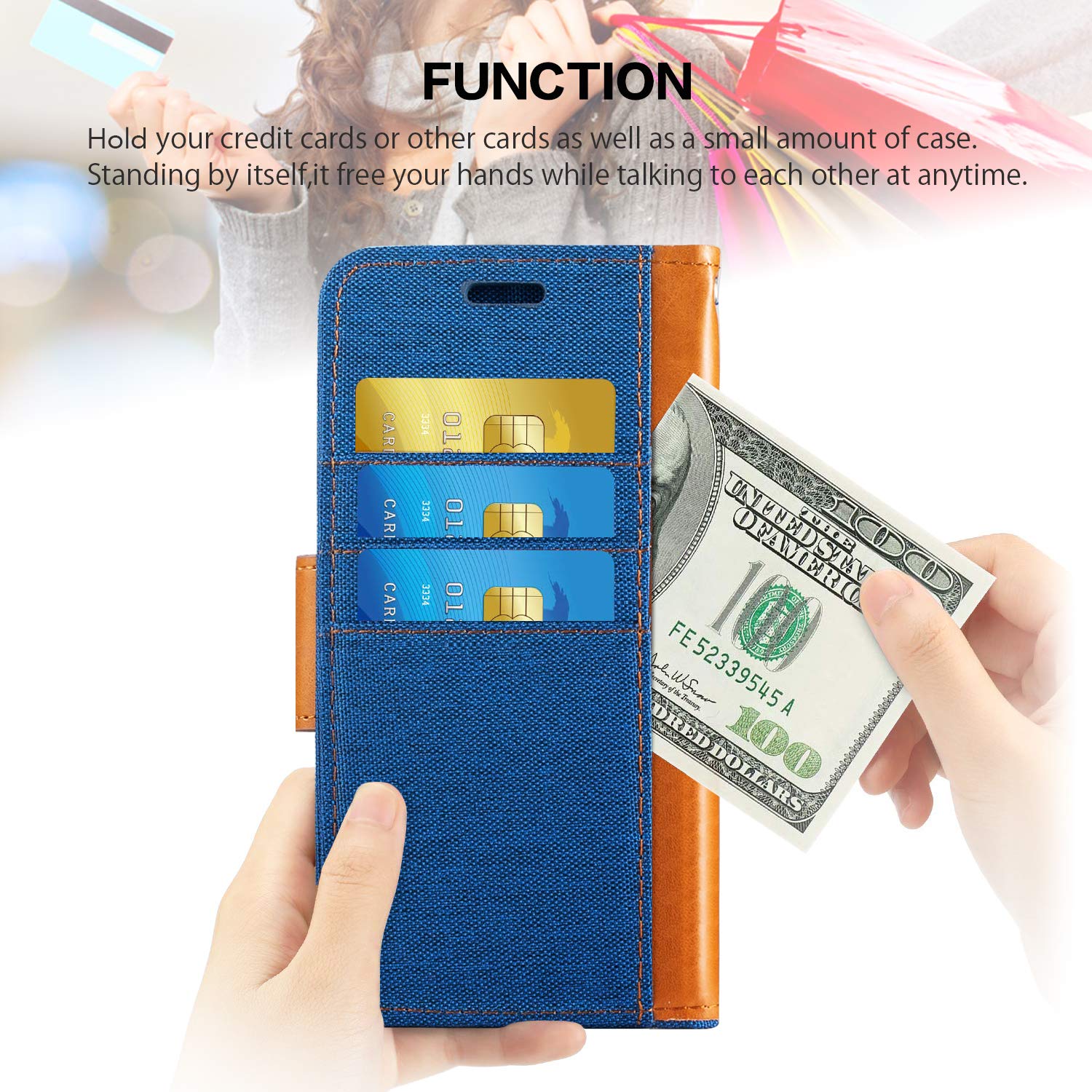 Cubot Kingkong 5 Pro Case - Premium Oxford Leather Wallet Cover with Magnetic Closure & Soft TPU Back | Protective Flip Case for Cubot Kingkong 5 Pro | Perfect for Work, Travel & Daily Use