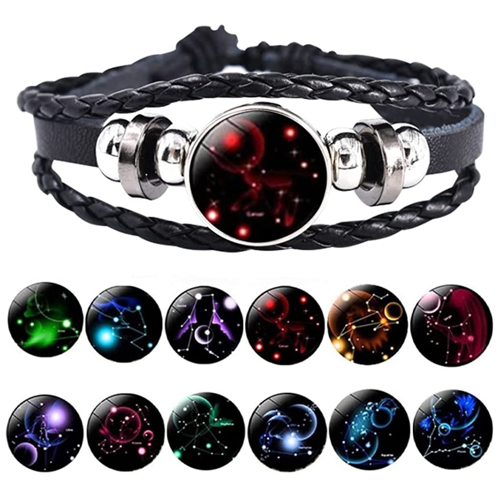 ODFANSH Women's Bracelets - Stylish Christmas & Birthday Jewelry Gifts for Teen Girls, Couples, Women & Boys | Lucky Anklet & Link Bracelet Set for Everyday Wear, Parties & Special Occasions