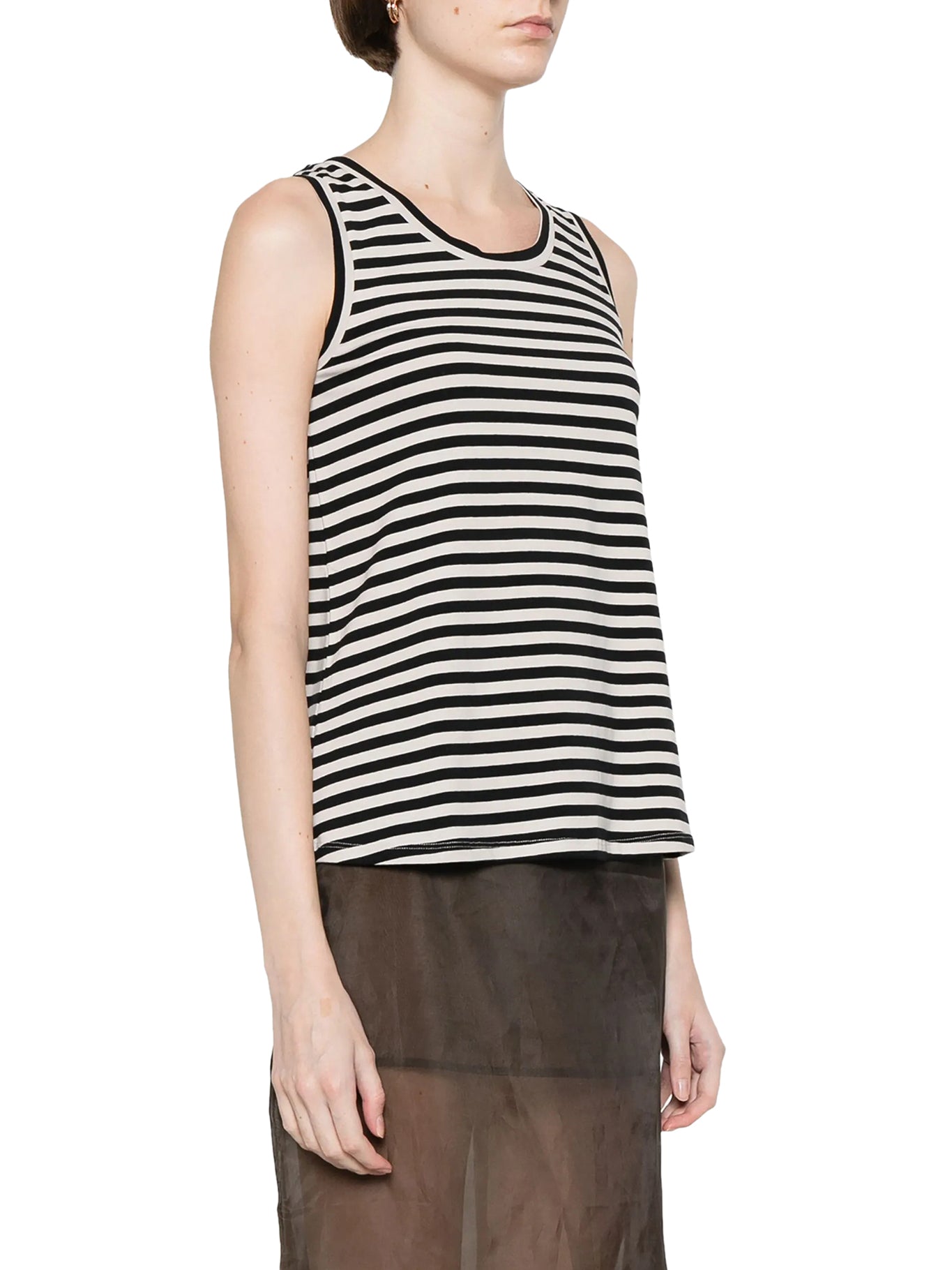 Smaxmara Herbert Tank Top for Women - Black Cotton Sleeveless Shirt, Casual Summer Wear, Perfect for Gym, Beach, and Everyday Outfits