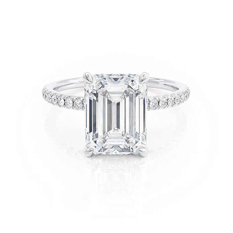 14K White Gold Lab Grown Diamond Ring for Women - Elegant Solitaire Engagement & Wedding Band - Perfect for Proposals, Anniversaries & Special Occasions