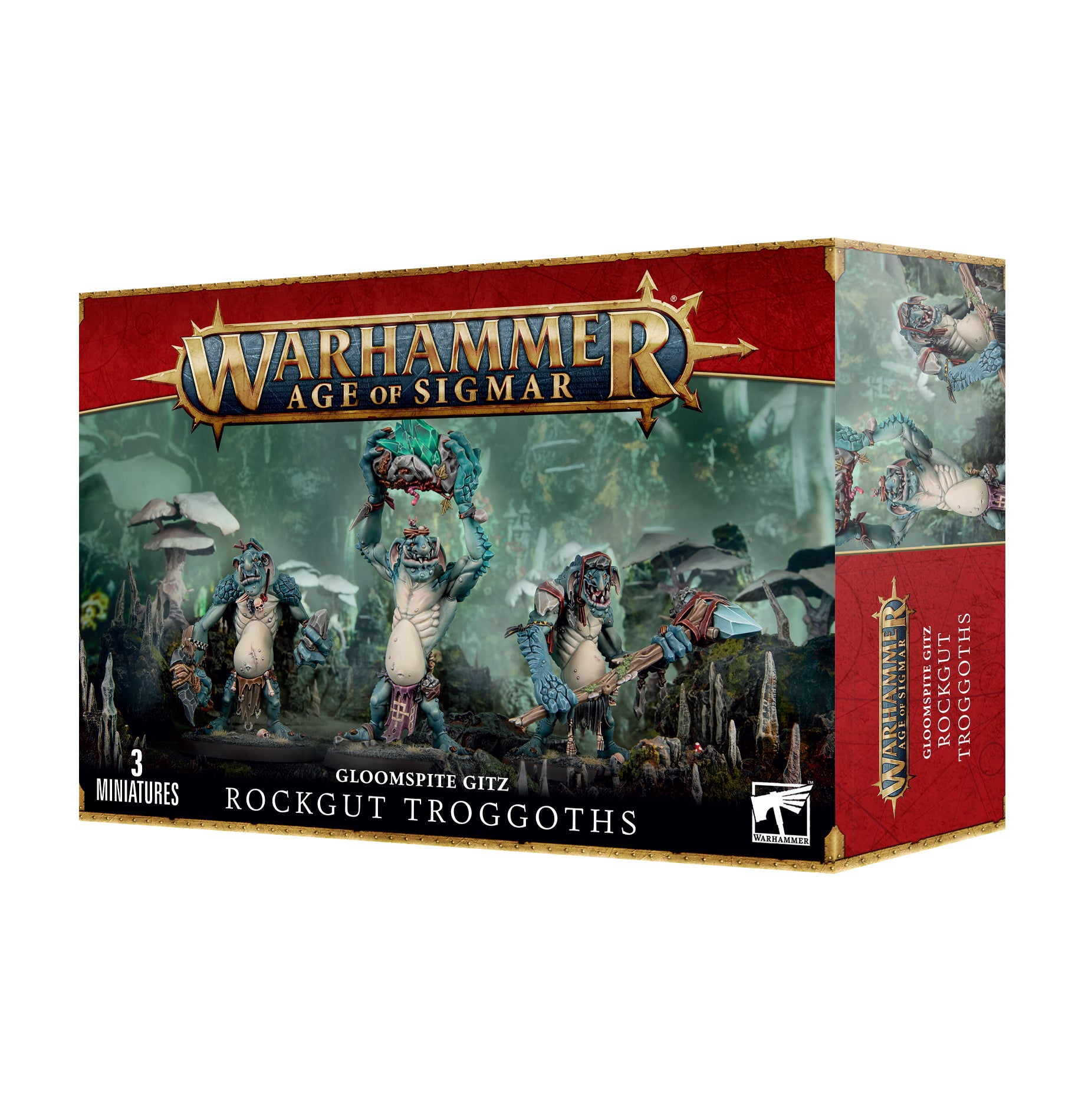 Age of Sigmar Gloomspite Gitz: Rockgut Troggoths Miniatures - Fantasy Tabletop Wargaming & Collectible Figures for Warhammer AOS Battles