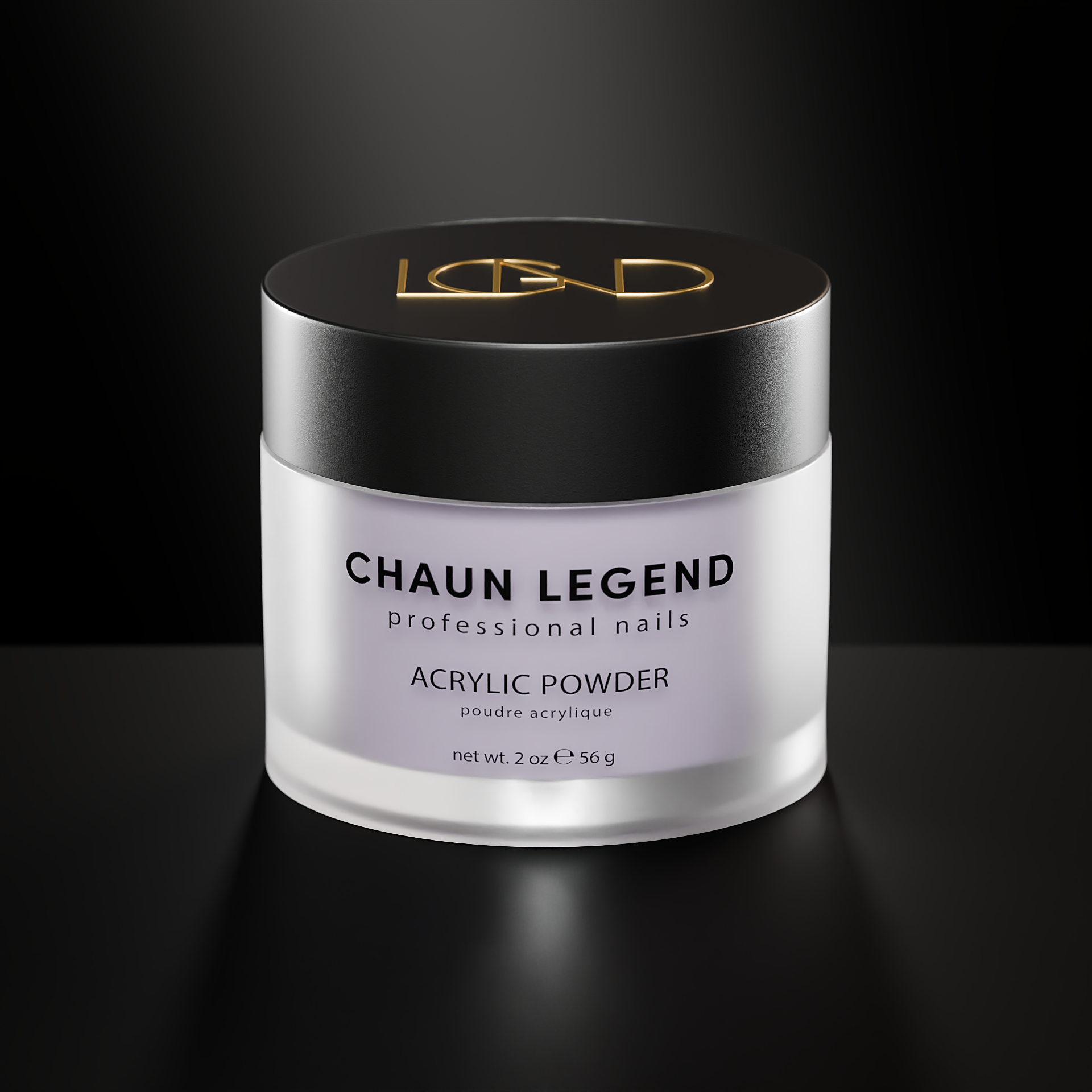 Chaun Legend Acrylic Powder 2oz - 144 Stormy Violet Nail Art Dip Powder | Professional Salon Quality for DIY Manicures & Nail Extensions | Perfect for Home Use, Parties & Special Occasions