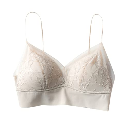 Women's Comfortable Underwear Set - Sexy Lace Camisole & Push-Up Bra with Adjustable Straps for Daily Wear, Sleepwear, and Intimate Moments