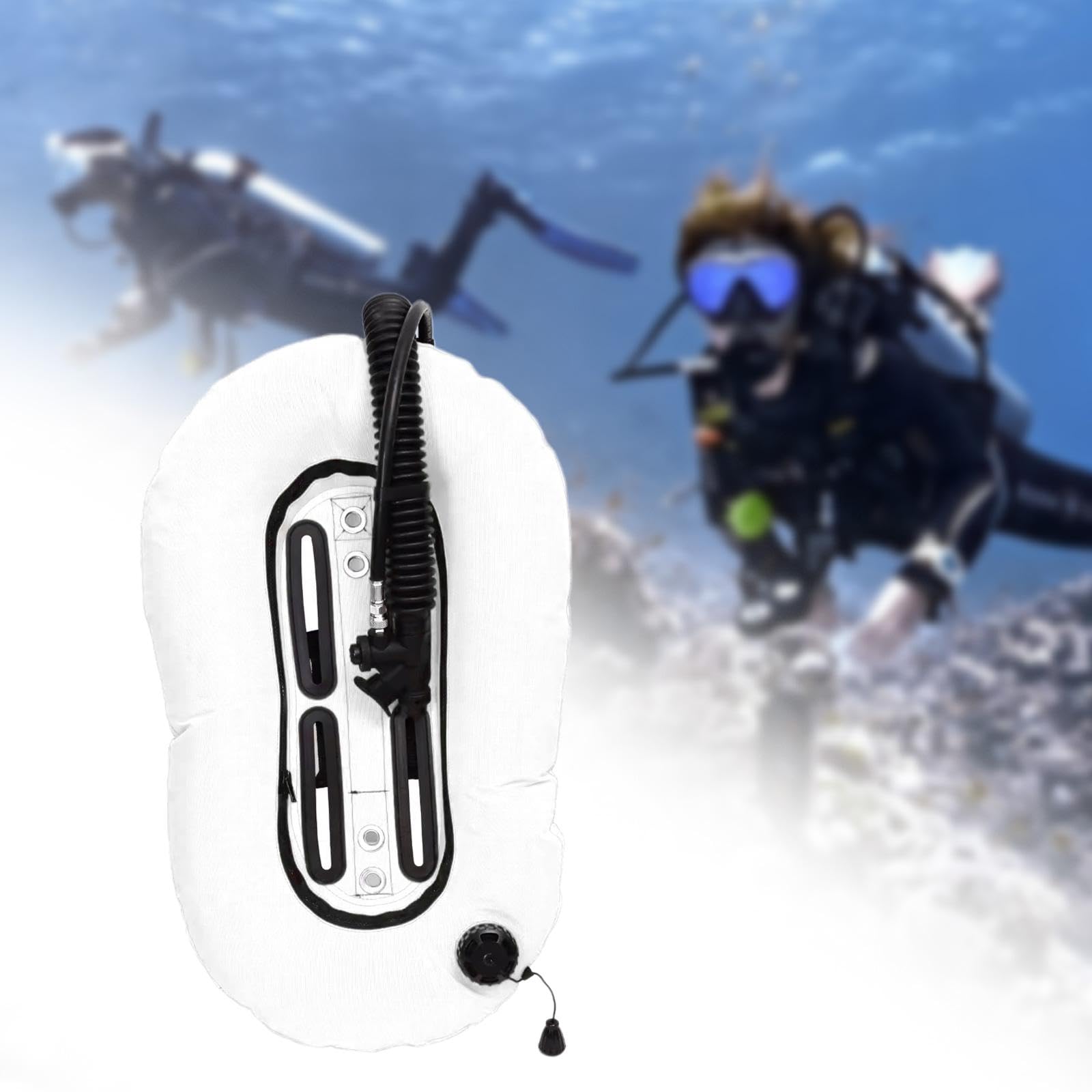 **Scuba BCD Set - Single Tank Buoyancy Control Device for Diving & Snorkeling - Adjustable Donut Wing for Underwater Adventure | Perfect for Ocean Exploration & Water Sports**