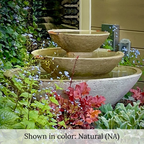 Carrera Oval Fountain - Elegant Outdoor Garden Water Feature for Patio, Yard, and Landscape Decor | Perfect for Relaxation and Enhancing Curb Appeal