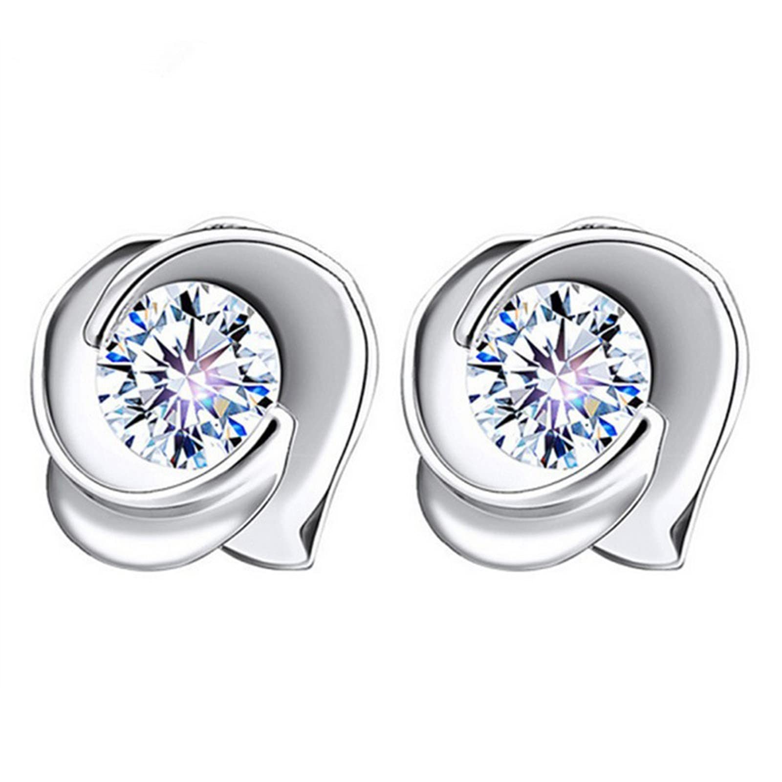 Drop Pearl Earrings for Women - Vintage Rose Hoop Earrings with Silver Studs, Elegant Luxury Jewelry Under $10 | Perfect for Weddings, Parties & Daily Wear