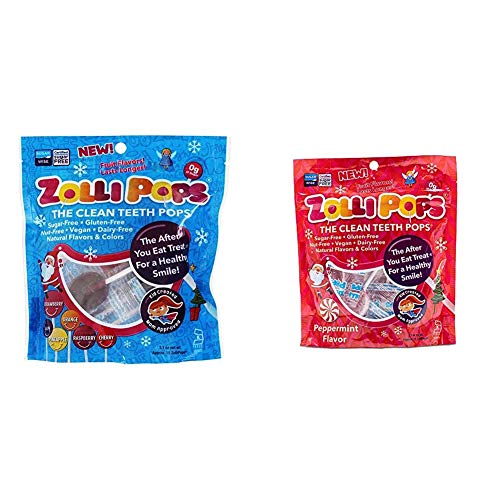 Zolli Candy - Assorted Flavors & Peppermint Sugar-Free Hard Candy - Perfect for Keto Diet, Diabetics, and Healthy Snacking at Home, Office, or Parties