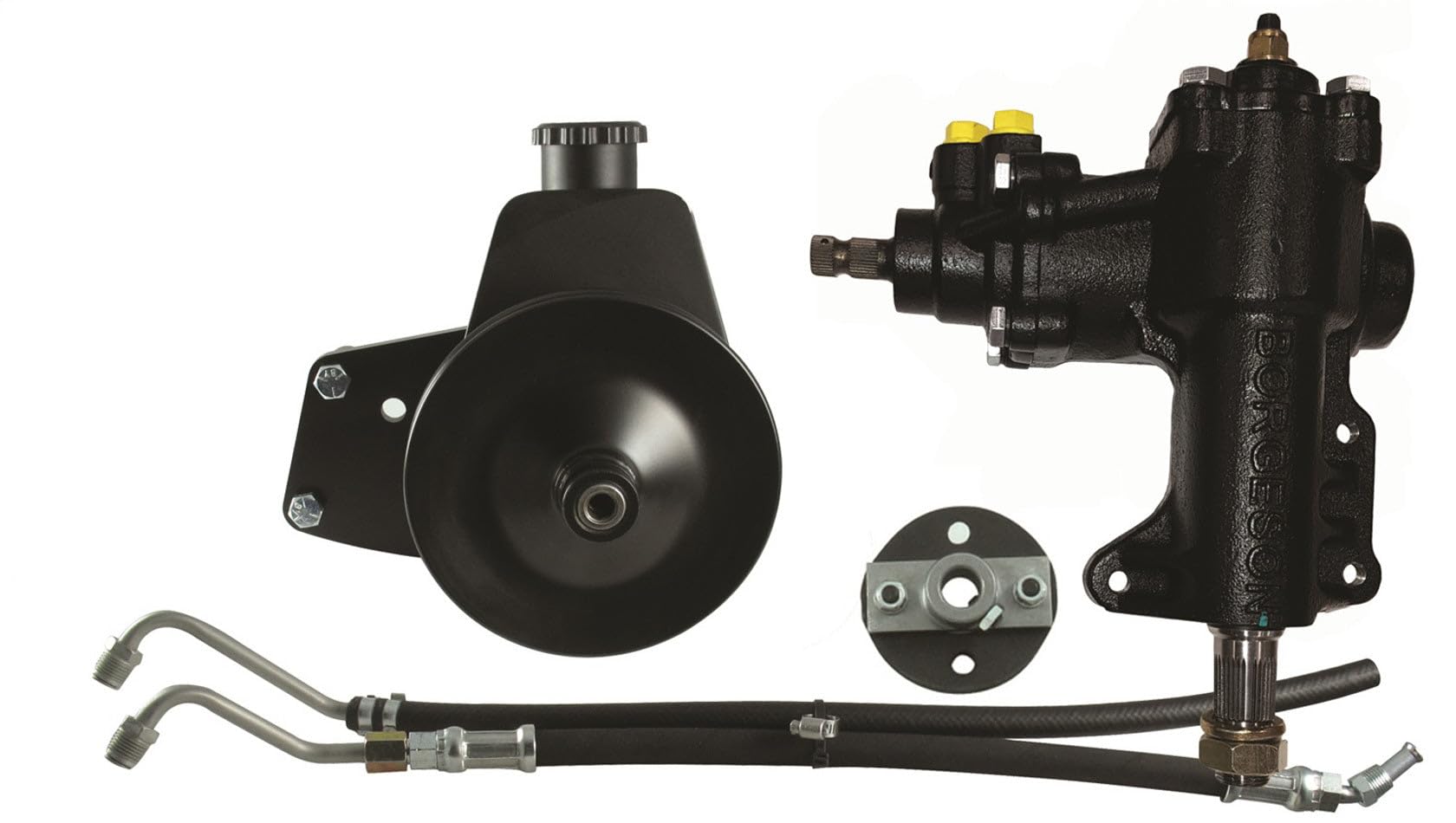 Borgeson 999021 Power Steering Conversion Kit for Classic Cars - Upgrade Steering Performance for Smooth & Easy Driving | Perfect for Hot Rods, Muscle Cars & Restorations
