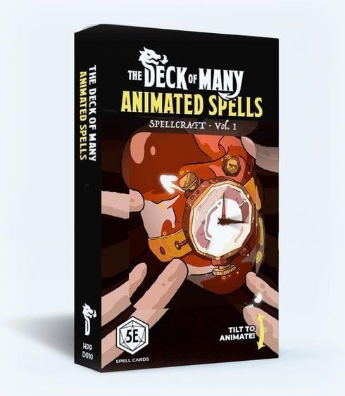Animated Spellcraft V1 Deck - Premium Fantasy Card Game for Magic & RPG Enthusiasts | Perfect for Tabletop Gaming, Collectors & Dueling