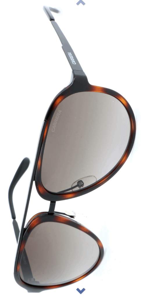 Carrera CA96/S Pilot Sunglasses - Havana Black & Brown Gradient Lenses, 58mm UV Protection - Stylish Aviator Shades for Men & Women | Perfect for Driving, Travel & Outdoor Activities
