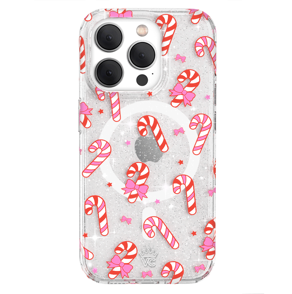Peppermint Princess Cute Floral iPhone Case - Trendy Protective Phone Cover for iPhone 13/14/15 Pro Max - Perfect Gift for Women & Girls (Home, Office, Travel Use)