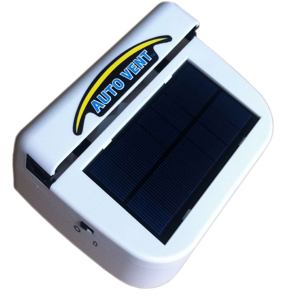 Solar Powered Car Vent Fan - 12V Auto Solar Ventilator with Adjustable Speed for Vehicle Cooling - Perfect for Hot Weather & Parked Cars